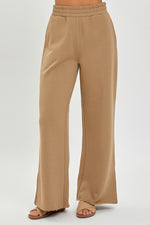 Soft Knit Wide Leg Pant w/ Slit