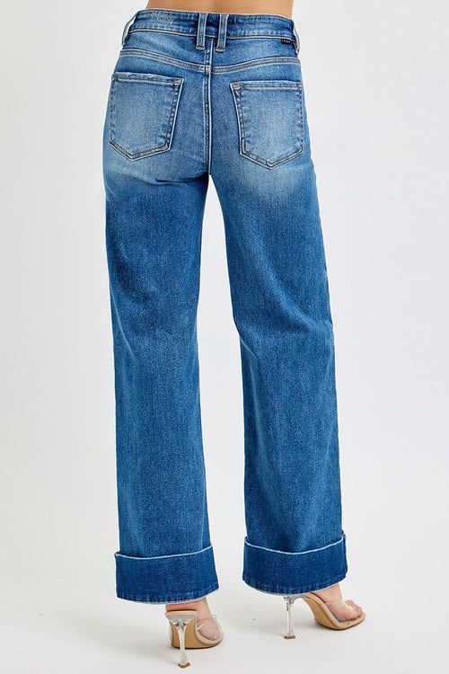 Risen Tummy Control HighRise Wide Cuffed