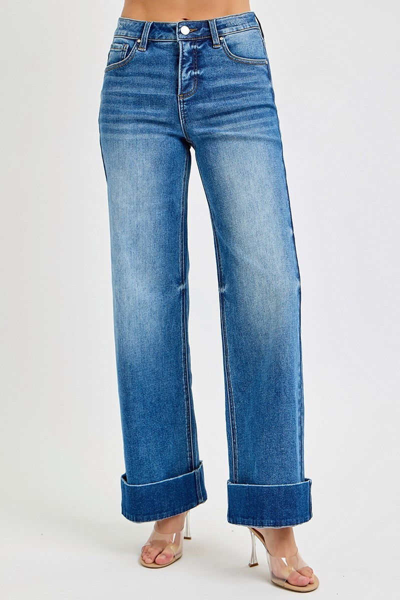 Risen Tummy Control HighRise Wide Cuffed