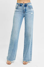 Risen Tummy Control Mid-Rise Wideleg Jean