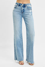 Risen Tummy Control Mid-Rise Wideleg Jean