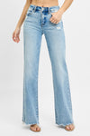Risen Tummy Control Mid-Rise Wideleg Jean