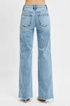 Risen Tummy Control Mid-Rise Wideleg Jean