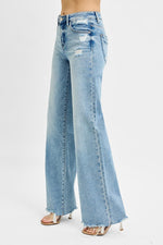 Risen Tummy Control Mid-Rise Wideleg Jean