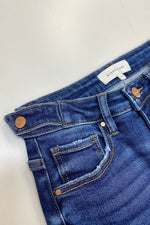 Tummy Control Ankle Straight Adjustable Jean