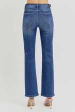 Tummy Control Ankle Straight Adjustable Jean