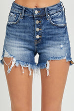Risen High Rise Button Down Short