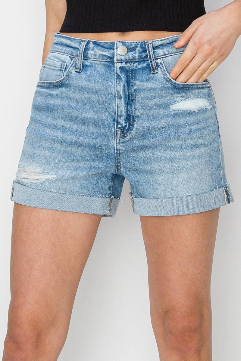 Risen High Rise Cuffed Short