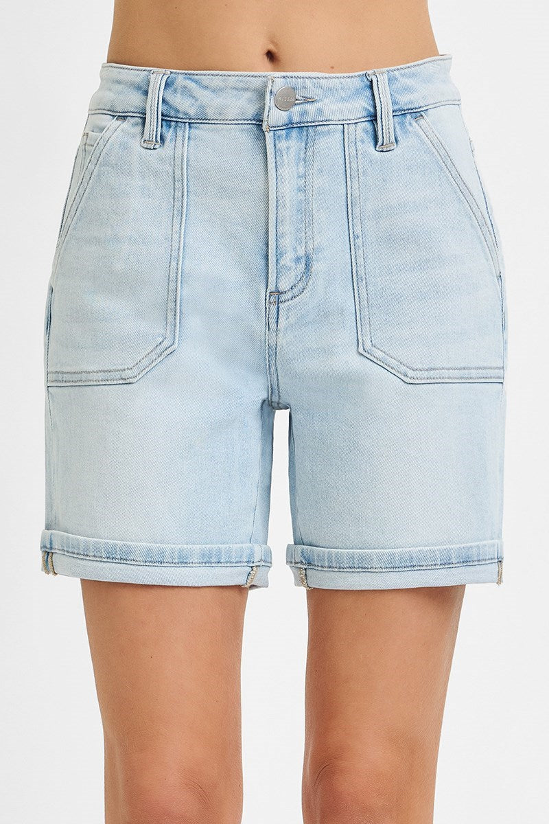 Risen High-Rise Patch Pocket Short