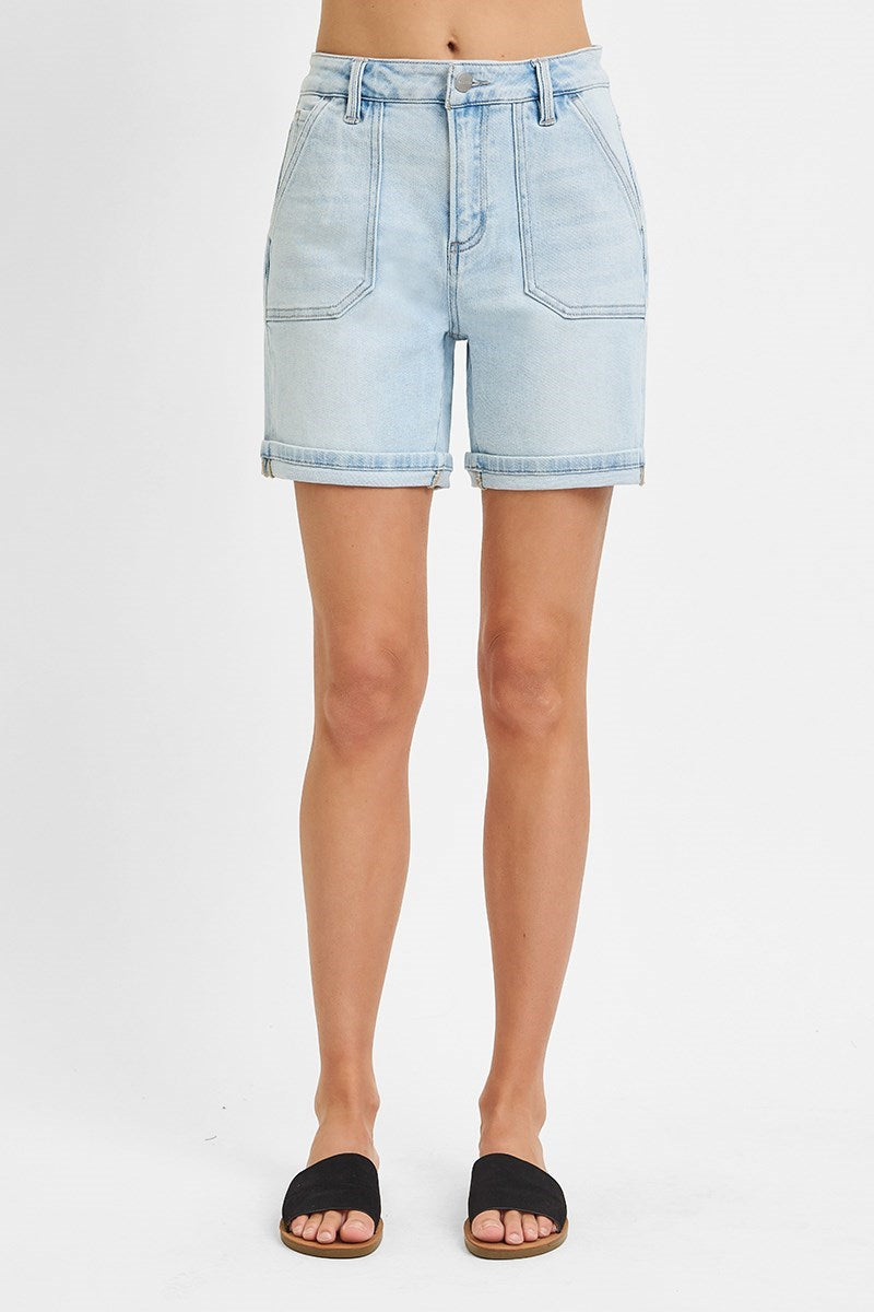 Risen High-Rise Patch Pocket Short