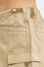 Risen Mid-Rise Cargo Shorts - Latte