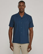 7 Diamonds Paulo Camp Shirt - Navy