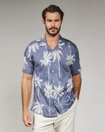 7 Diamonds Daytona Camp Shirt - Storm Blue