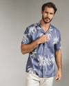 7 Diamonds Daytona Camp Shirt - Storm Blue