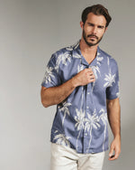 7 Diamonds Daytona Camp Shirt - Storm Blue