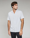 7 Diamonds Vaughn Camp Shirt - Light Blue