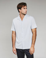7 Diamonds Vaughn Camp Shirt - Light Blue