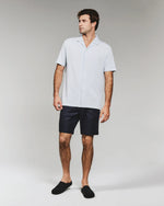 7 Diamonds Vaughn Camp Shirt - Light Blue
