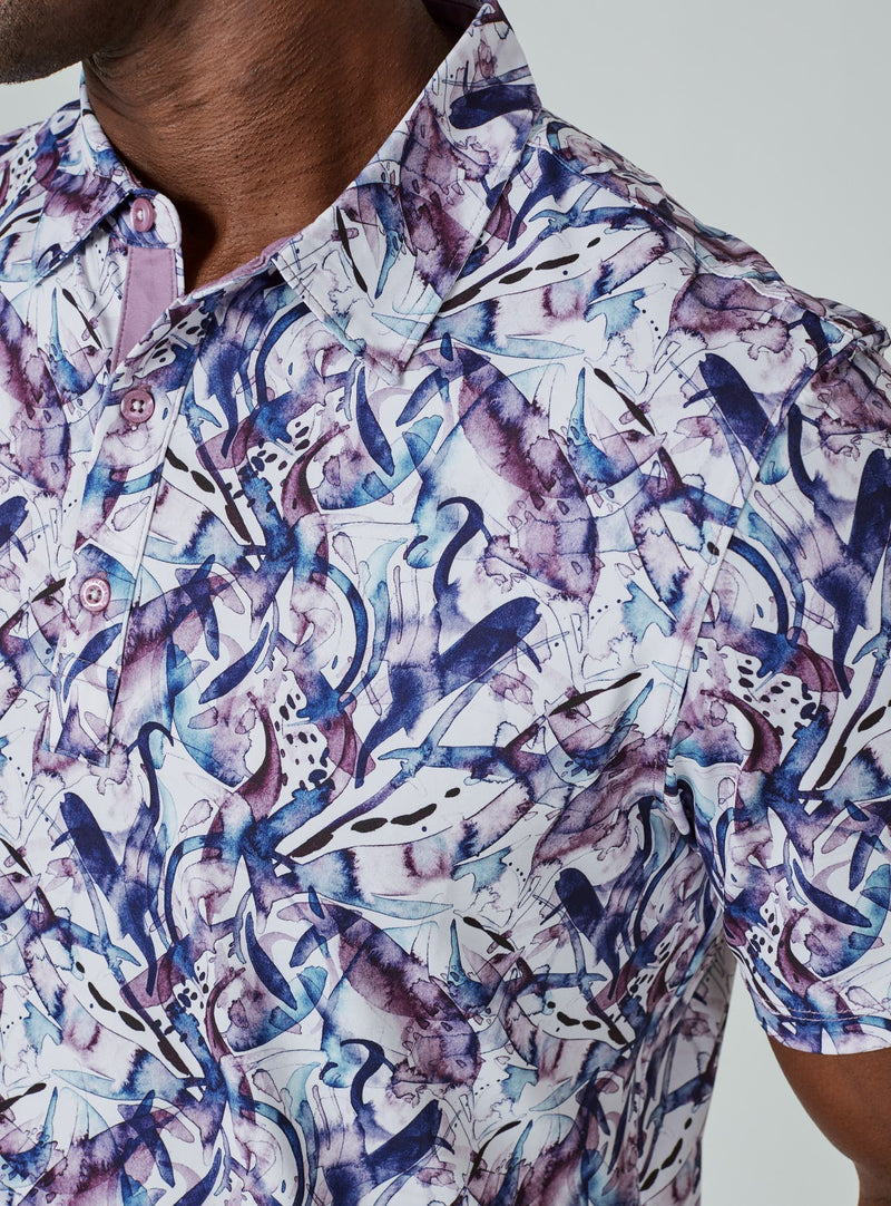 Men's Berry Ried Polo