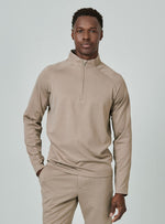 7 Diamonds A-Game Quarter Zip - Khaki