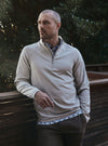 7 Diamonds A-Game Quarter Zip - Khaki
