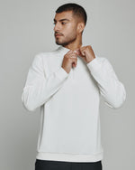 7 Diamonds Rev Quarter Zip- Natural