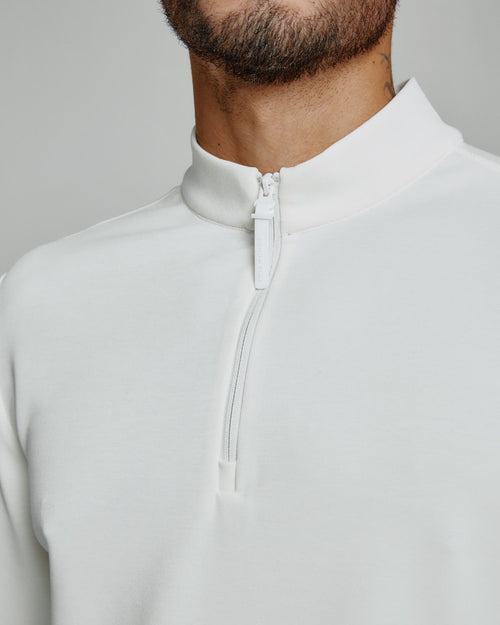7 Diamonds Rev Quarter Zip- Natural