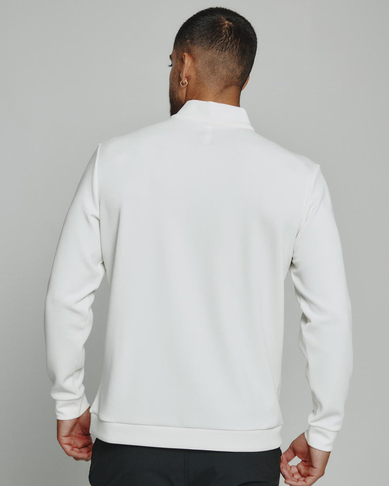 7 Diamonds Rev Quarter Zip- Natural
