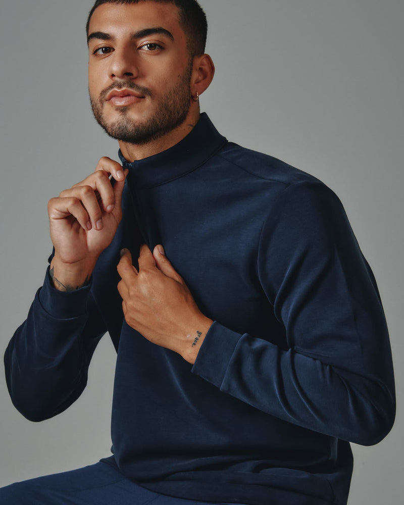7 Diamonds Rev Quarter Zip