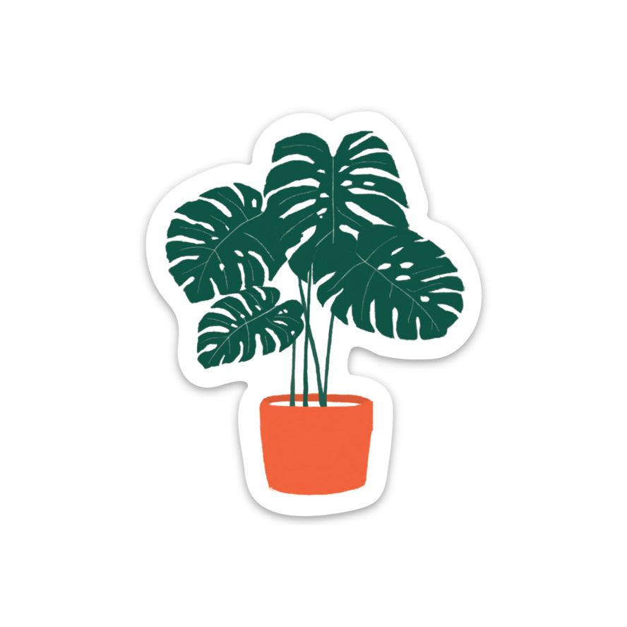 Monstera Printable Sticker Monstera Plant Sticker – Chelsea Pacifica
