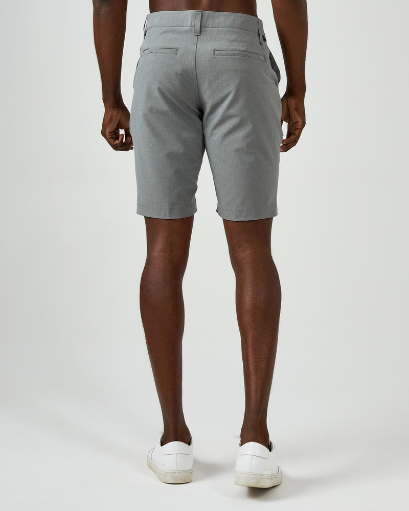 7 Diamonds Momentum Hybrid Short - Grey