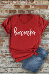 Firecracker Round Neck Tee