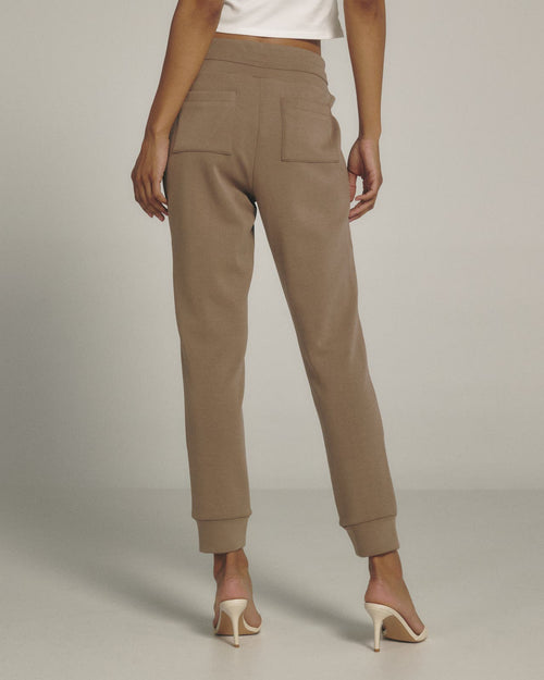 7 Diamonds Ladies REV Slim Fit Jogger - Caribou