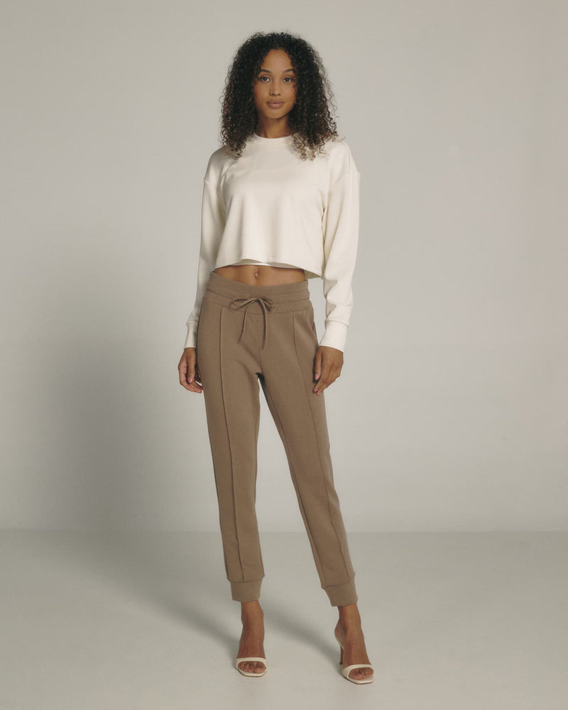 7 Diamonds Ladies REV Slim Fit Jogger - Caribou