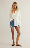Z Supply Seaport Striped Button Up - White
