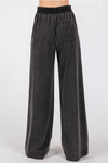 Black Denim Pull On Pant
