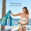 Case-Mate Soap Bubble Beach Tote Shoulder Bag - Emerald Blue
