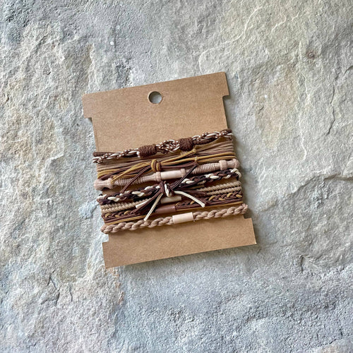 Boho Hair Ties | Moody Neutrals