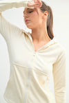 Brushed Ribbed Zip Up Hoodie Jacket