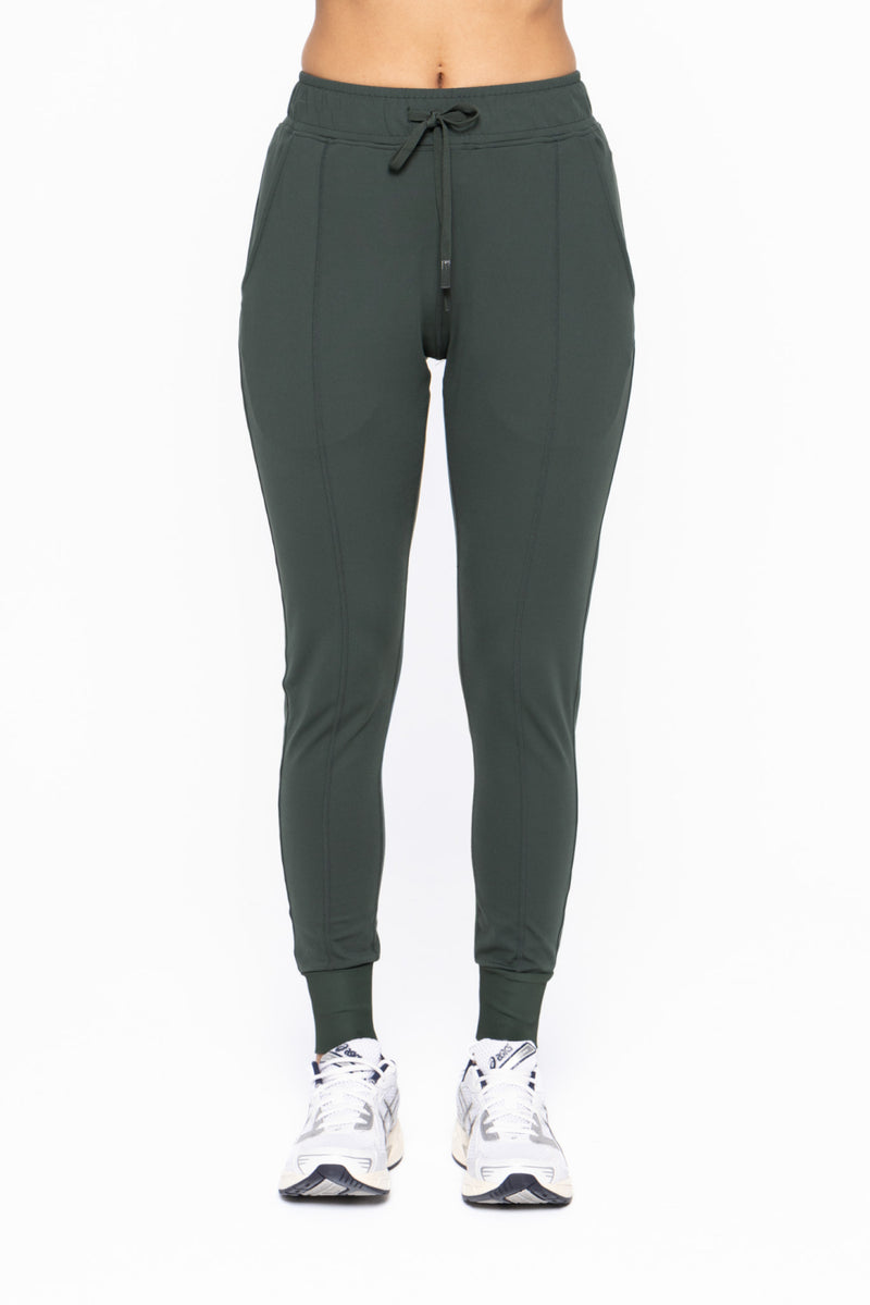 Mono B Slim Fit Paneled Joggers