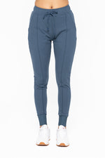 Mono B Slim Fit Paneled Joggers