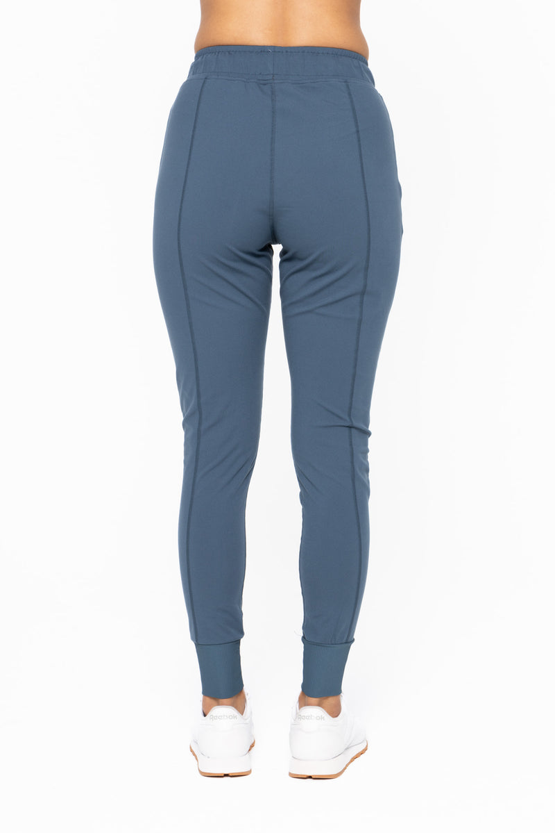 Mono B Slim Fit Paneled Joggers