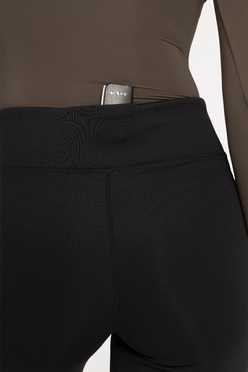 Jacquard Stripe Wide Leg Pant