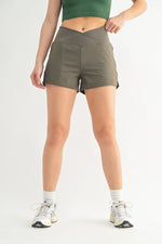 Crossover Waist Running Short