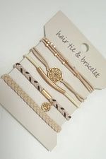 BOHO KNOT BRACELET HAIR TIES |  Black