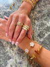Sadie T Bracelet: Gold