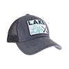 Lake Life Patch High Pony Criss Cross Cap