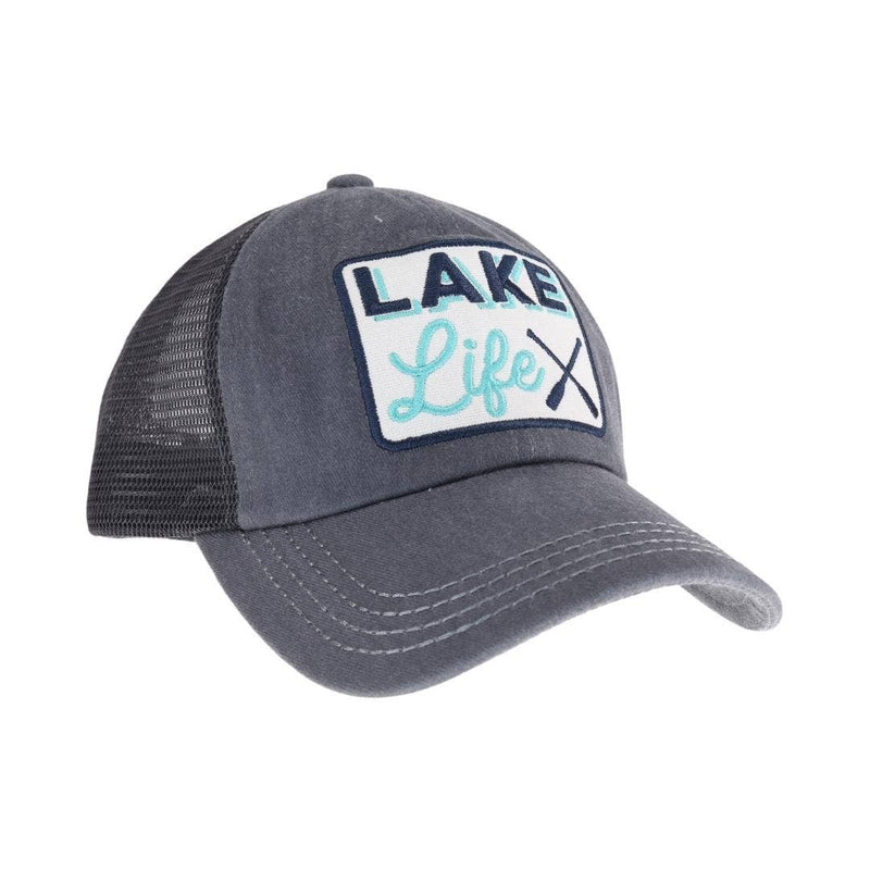 Lake Life Patch High Pony Criss Cross Cap