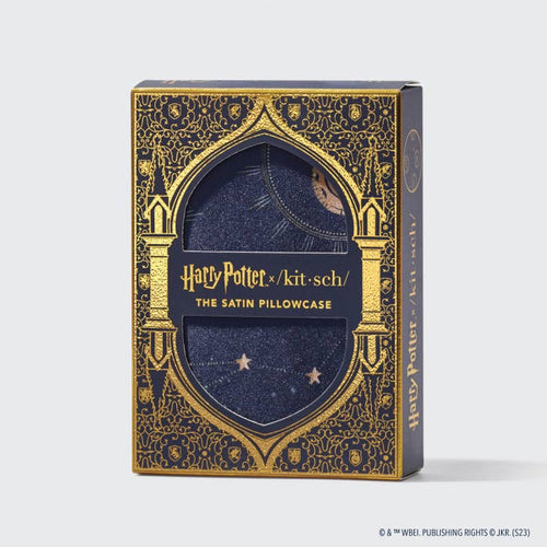 Harry Potter Kitsch Satin Pillowcase - Midnight at Hogwarts