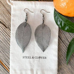 Real Leaf Earrings